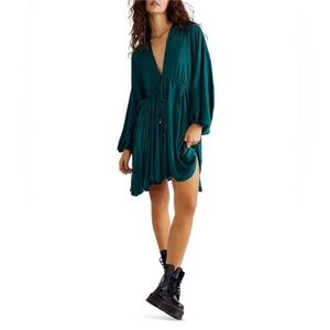 Green Free People Mini Dress